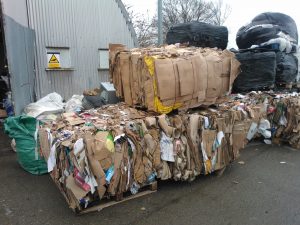 Kenburn supplies Cardboard 4-0S(50) Baler to Wasteaway Shropshire