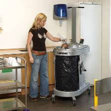 Bramidan Bag Press for compacting wet waste supplied by Kenburn