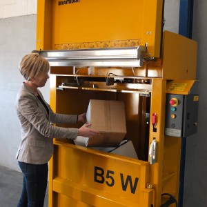 Bramidan B5W VD waste baler supplied by Kenburn