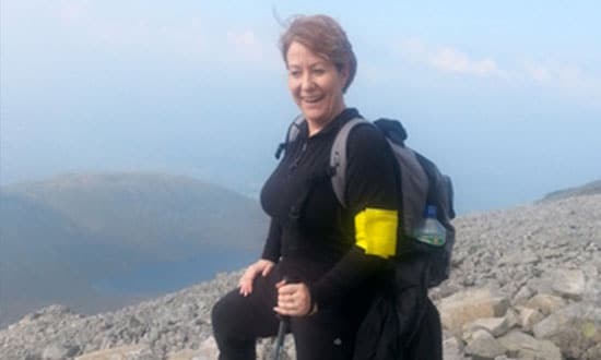 Karen-climbing-Ben-Nevis