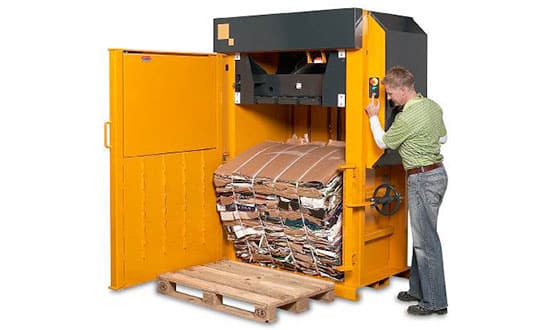 Bramidan-X30-vertical-waste-baler