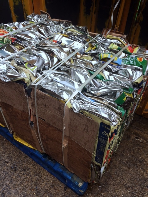 Baled Vegetable Oil Tins