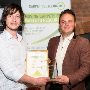 Arighi Bianchi receiving recycling award