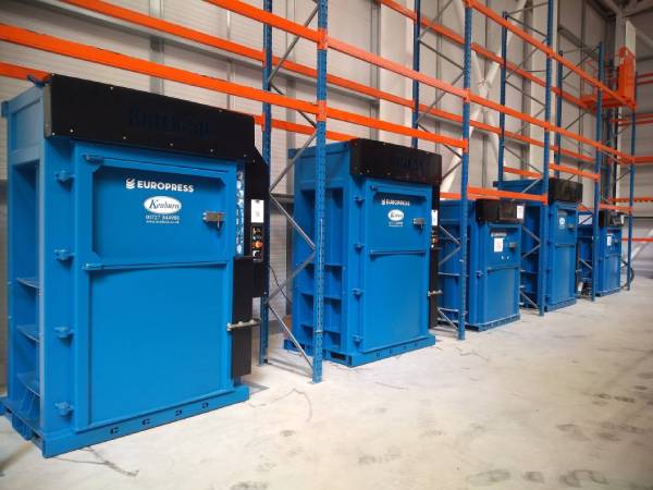 Balex 50 and Balex 30 balers installed on customer site