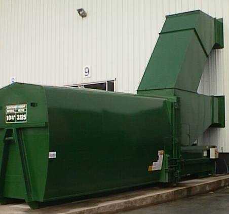 Kenburn Select KS300 Static compactor- through the wall 2 level hopper