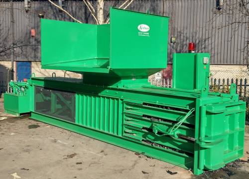 Semi automatic horizontal baler