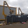 BJRPs installed on a customer site compacting wood