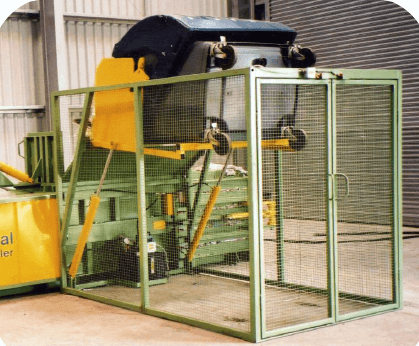 Trunnion-bin-lift