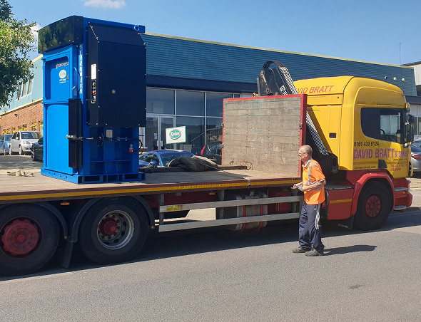 Contract Flooring Balex 30 being delivered