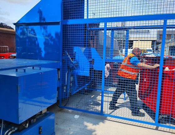 KS300 static bin lift