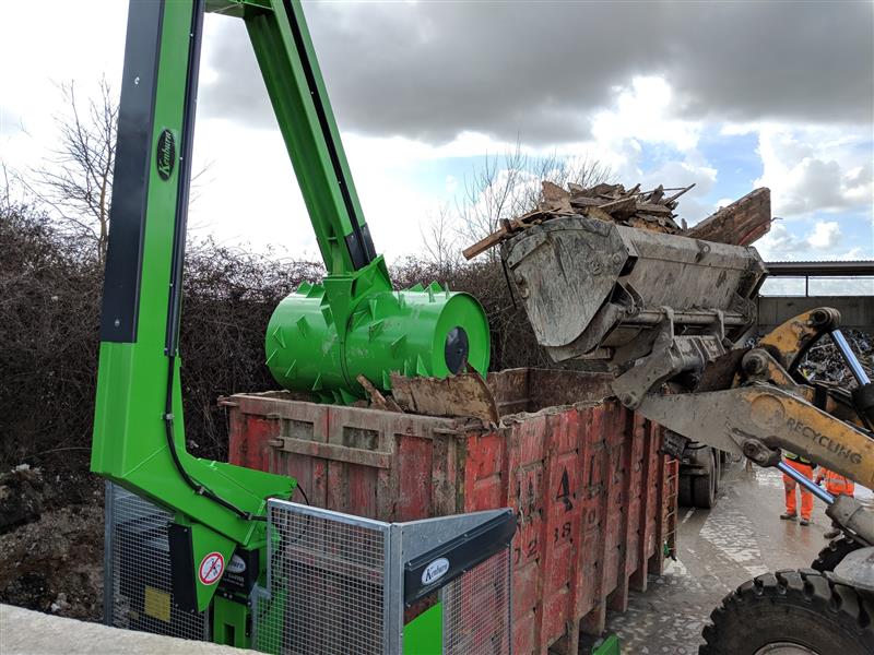 Refurb BJRP crushing wood